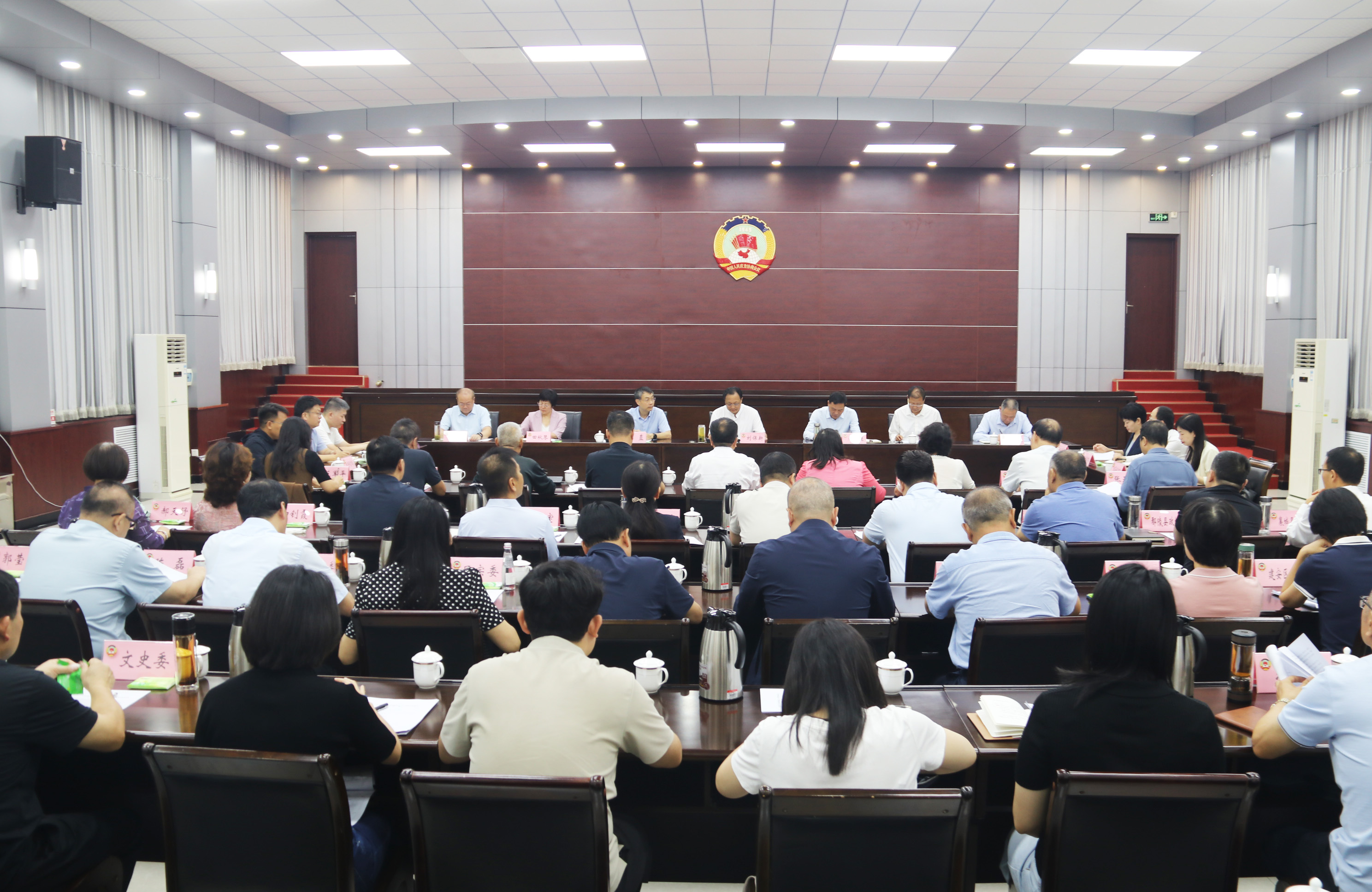 庆祝许昌市政协成立四十周年座谈会召开 刘保新讲话 汤超主持